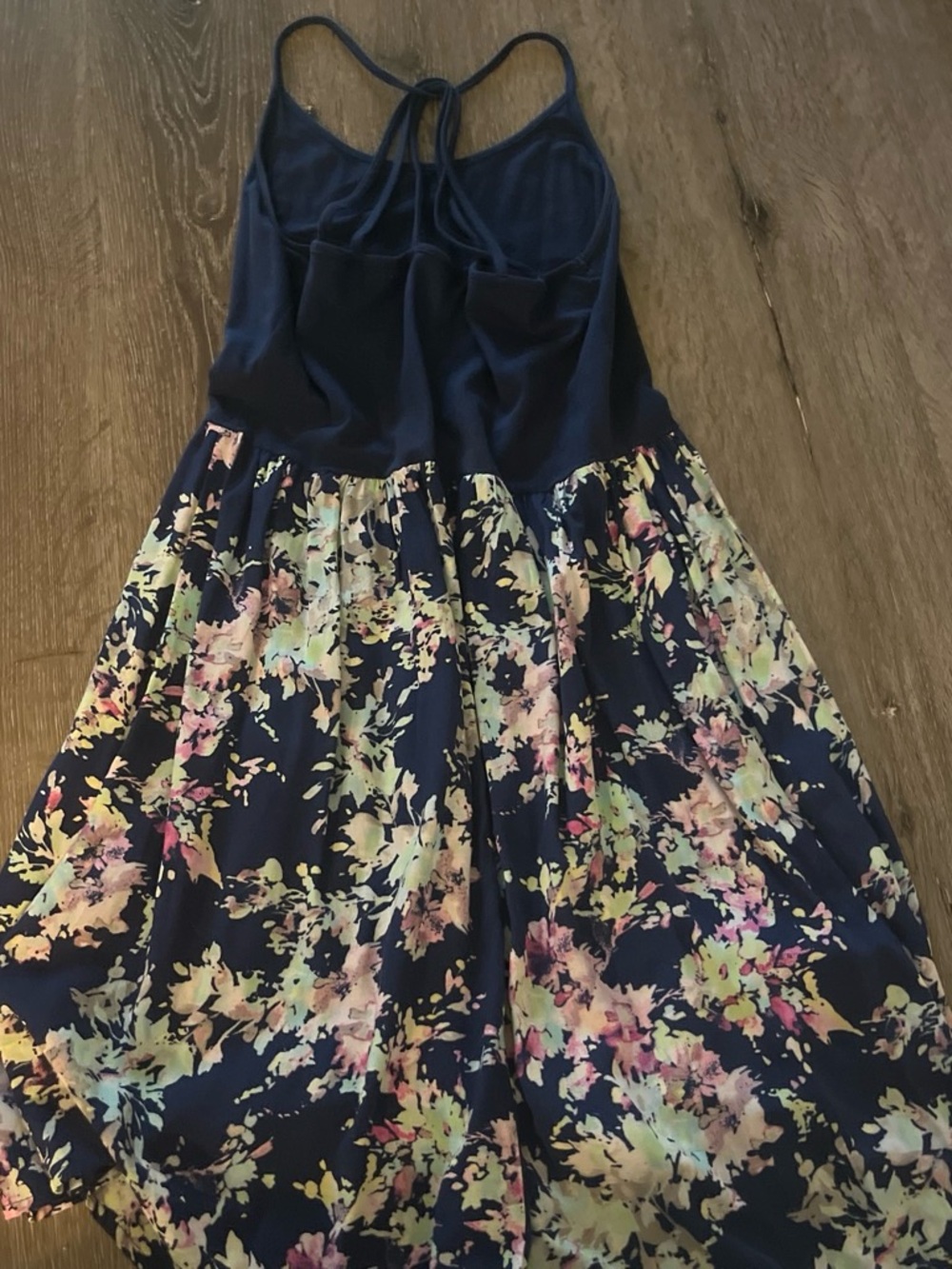 wild fable Navy Floral Strappy Sundress